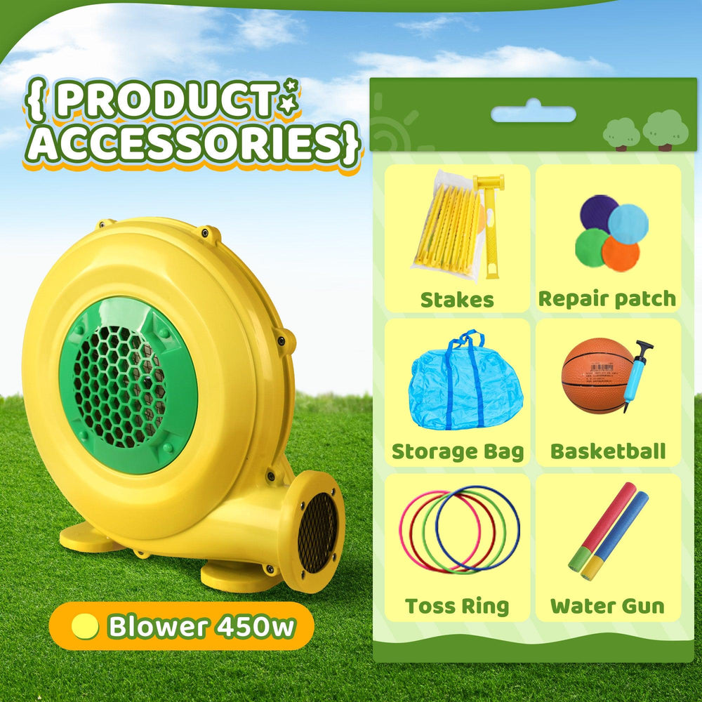 InflateFly Snowman Bounce House