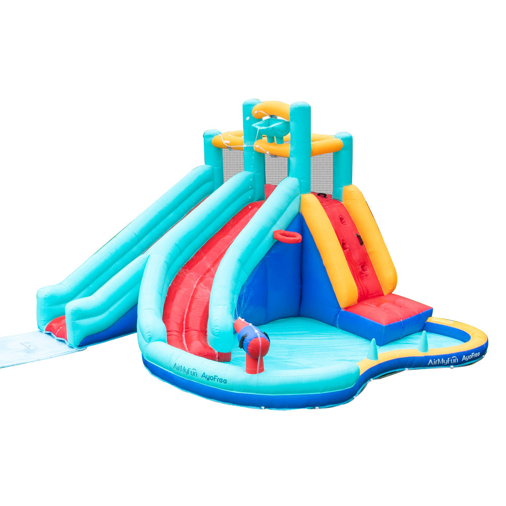 Red Extended Water Slide