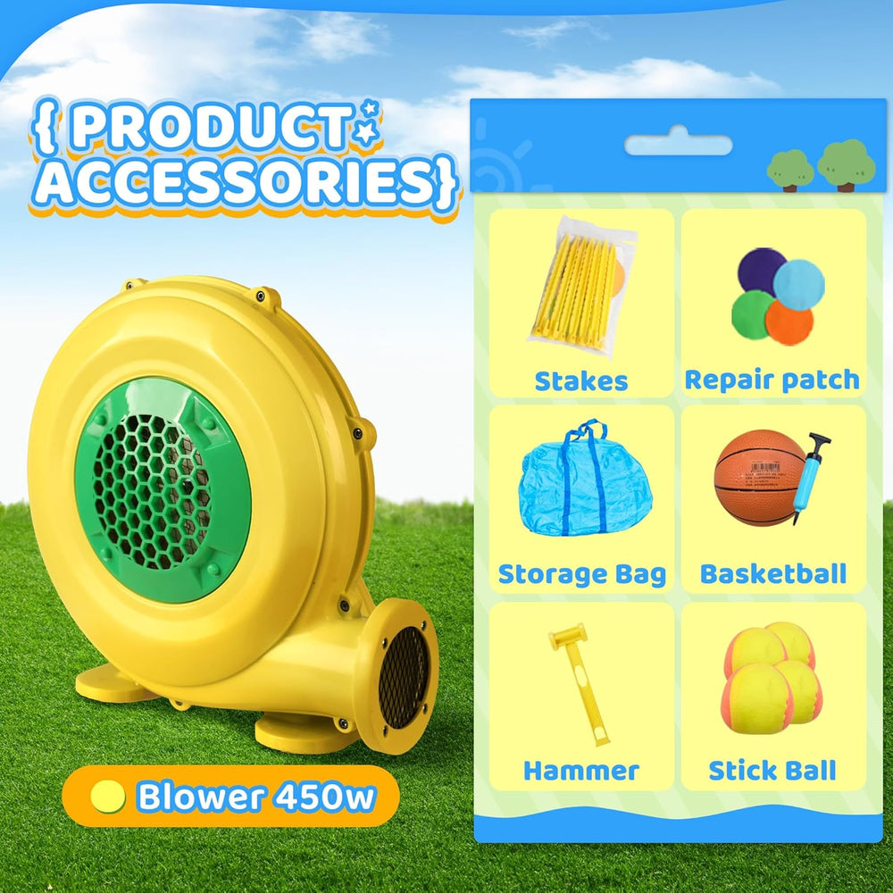 InflateFly Ocean Kingdom Bouncy Castle