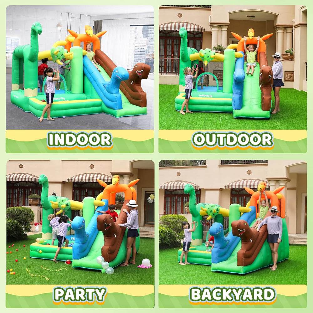 InflateFly Dinosaur Bouncy Castle