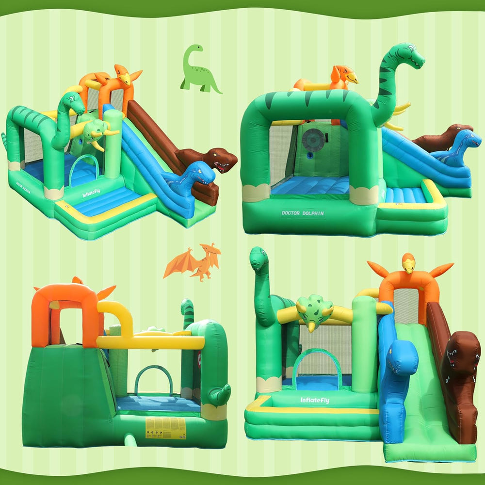 InflateFly Dinosaur Bouncy Castle